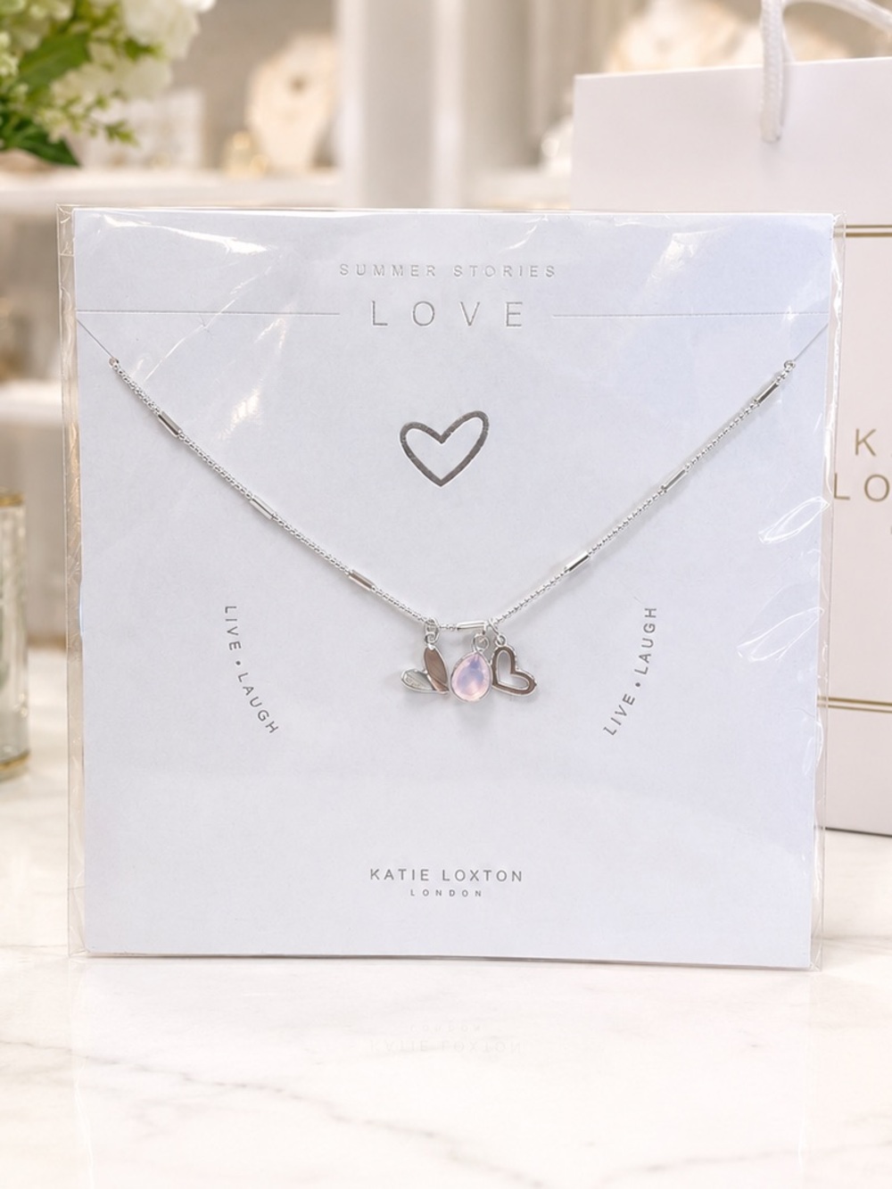 Katie Loxton London Summer Stories Love Necklace-New